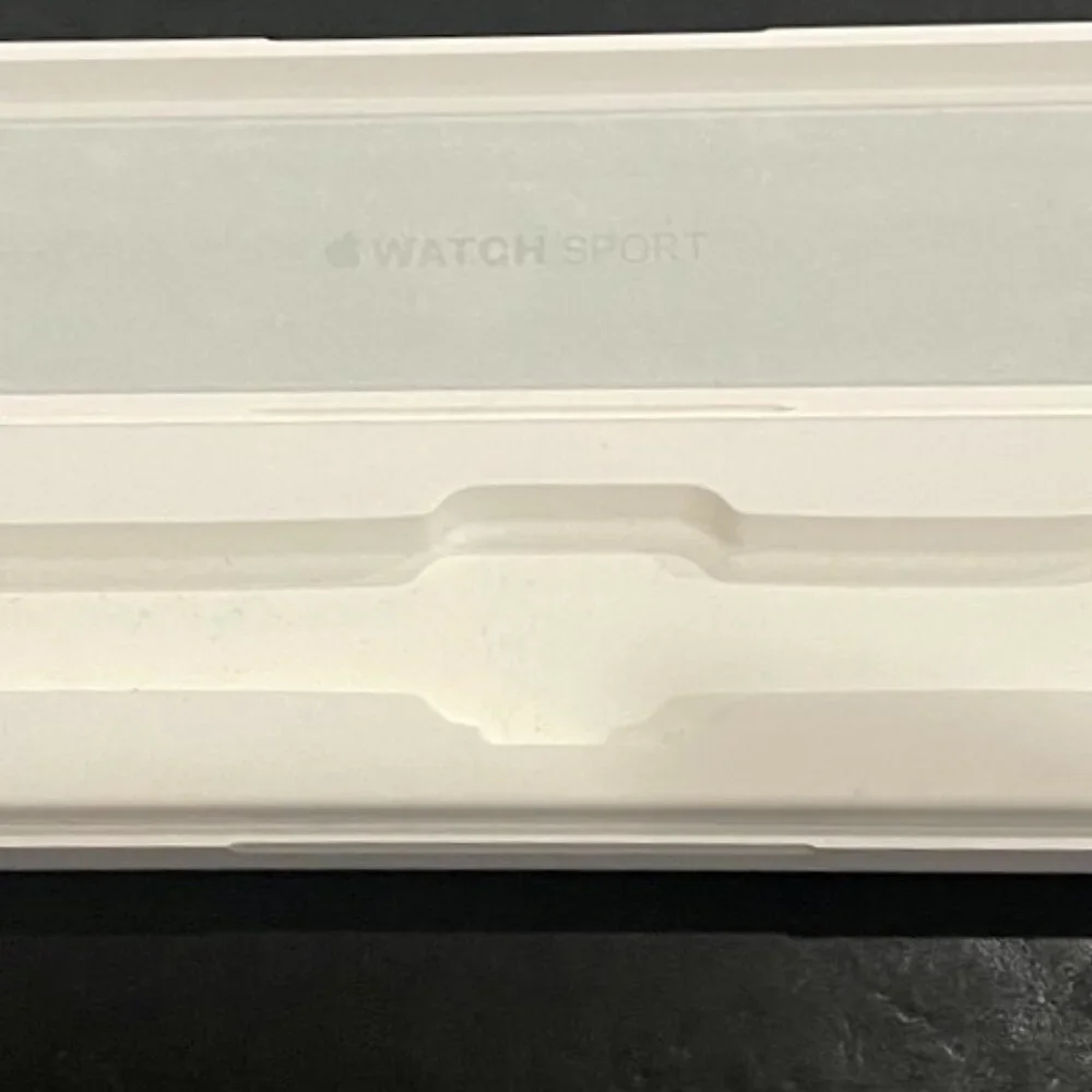 NEW Apple Watch Sport White Plastic Storage Case